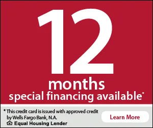 12 month special financing available | Chillicothe Carpet